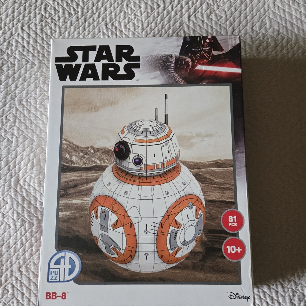 NEW 4D CITYSCAPE STAR WARS PAPER MODEL KIT DISNEY